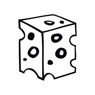 Peynir simge vektör, dolu düz işareti, beyaz, logo illüstrasyon izole katı piktogram