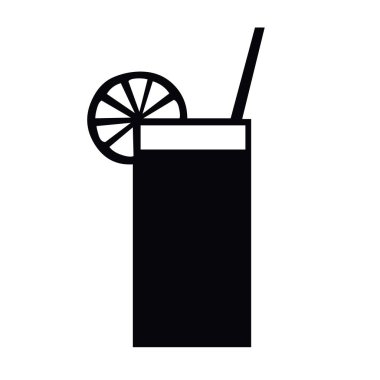 Limonata vektör simge izole beyaz