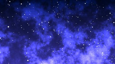 Mavi ve siyah renkteki dairelerin soyut arkaplanı.