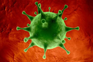 Coronavirus tehlikesi ve halk sağlığı risk hastalığı. Pandemik sağlık riski kavramı.