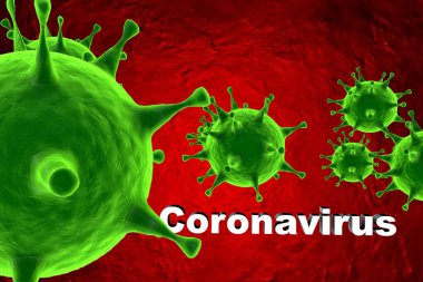 Coronavirus tehlikesi ve halk sağlığı risk hastalığı. Pandemik sağlık riski kavramı.