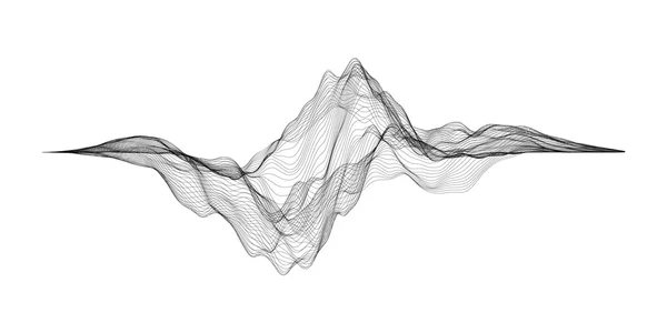 Fütüristik Hud, UI vektör kılavuz. Müzik ses dalgaları ayarlayın. Dijital Ses Ekolayzır teknoloji, nabız müzikal.