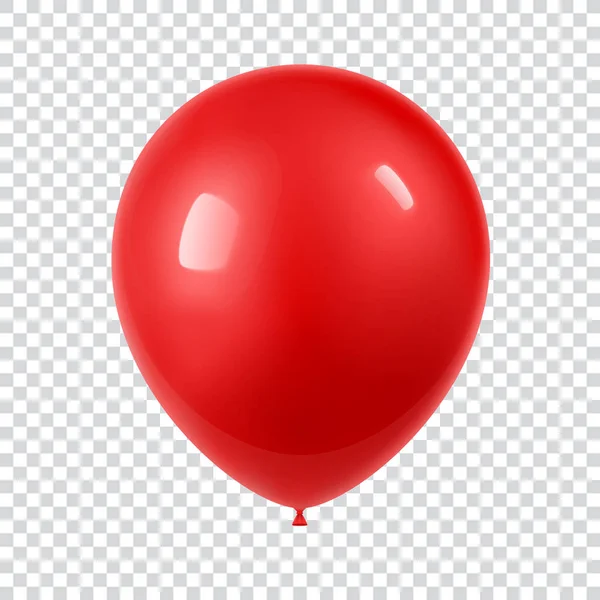 3-й реалистичный цветной воздушный шар. Праздничная иллюстрация полета глянцевого воздушного шара. Изолированный на белом фоне. Векторная миграция — стоковый вектор
