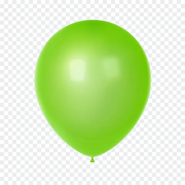 3-й реалистичный цветной воздушный шар. День рождения воздушный шар для вечеринки и торжеств. Изолированный на белом фоне. Векторная миграция — стоковый вектор