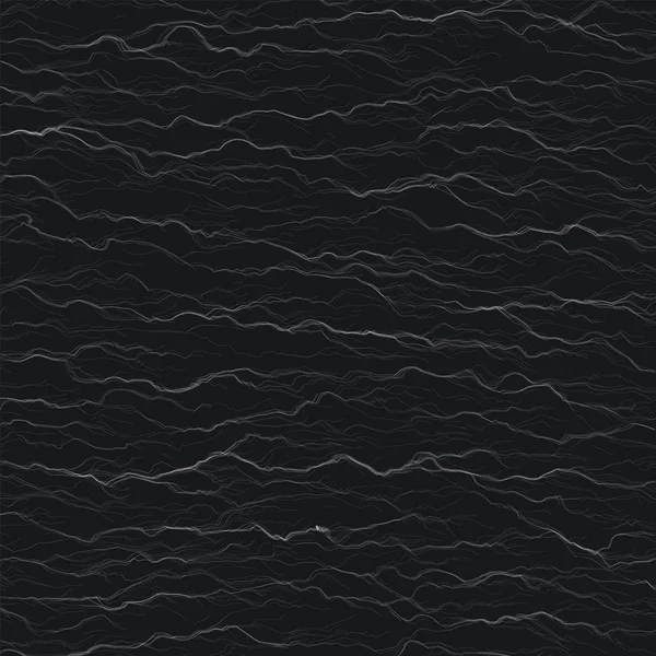 フローフィールドの背景。ベクトル線の構成。幾何学波線のパターン. — ストックベクタ
