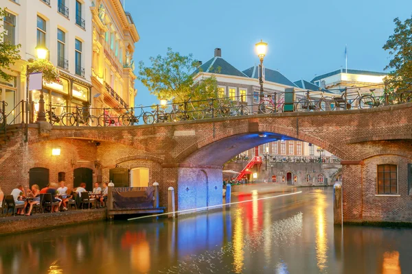 Utrecht. Il canale principale della città . — Foto Stock