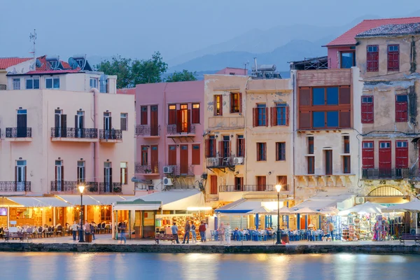 Chania. El viejo puerto . — Foto de Stock