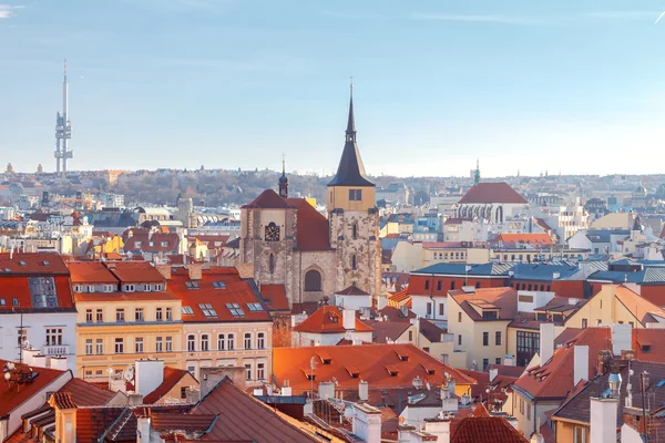 Прага. Вид с воздуха на город . — стоковое фото