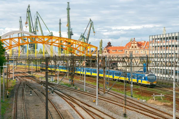 Gdansk. Porto marítimo . — Fotografia de Stock