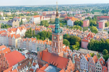 Gdansk. Eski şehir.