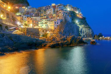Manarola. Kaya Köyü.