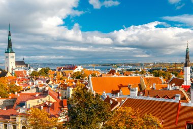 Tallinn. Estonya. Eski şehir.