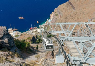 Fira. Teleferik üst.
