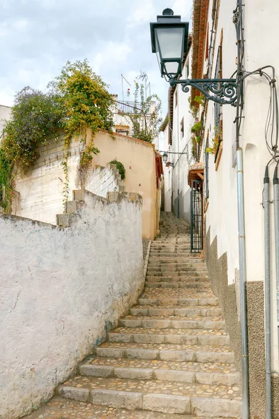 Granada. Wijk Albayzin. — Stockfoto