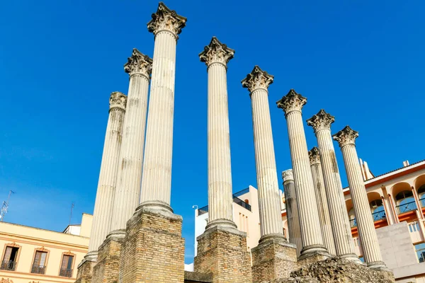 Cordoba. Eski Roma sütunları.