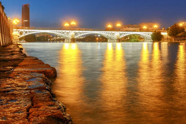 Sevilla. Híd, Isabel Ii. — Stock Fotó