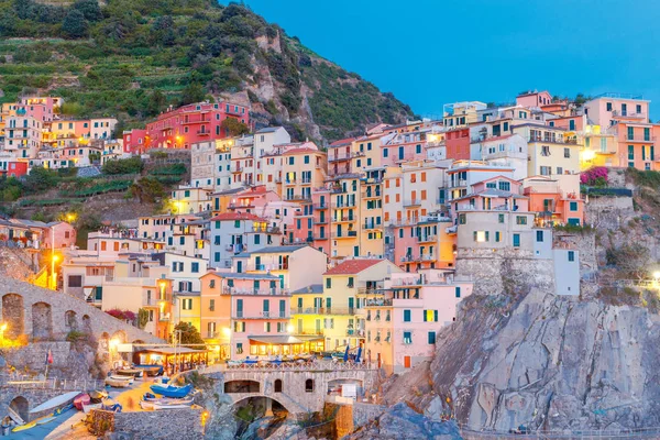 Manarola. Village on the rock. — Stock Photo, Image