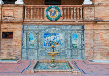 Seville. İspanyol Meydanı.