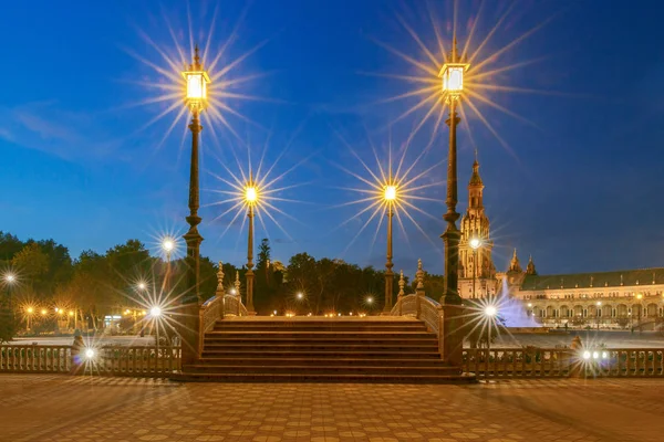 Seville. İspanyol Meydanı. — Stok fotoğraf