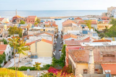 Chania. Havadan görünümü.
