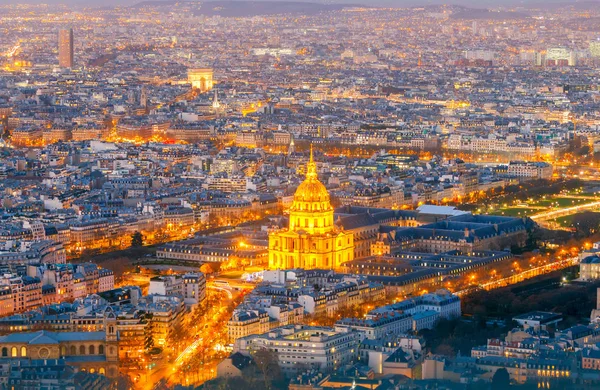 París. Vista aérea de la ciudad . — Foto de Stock