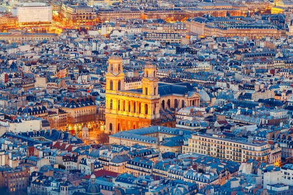Paris. Aerial view of the city. — Stock Photo, Image