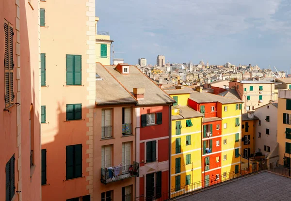 Genoa. Aerial view. — Stock Photo, Image