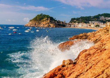 Tossa de Mar Beach. Costa Brava.