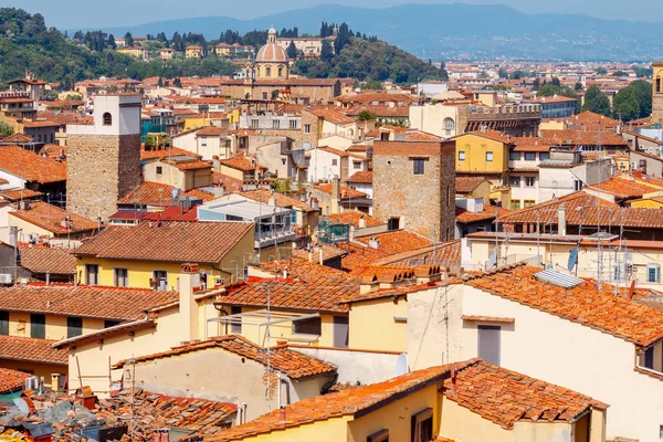 Florenz. Luftaufnahme der Stadt. — Stockfoto