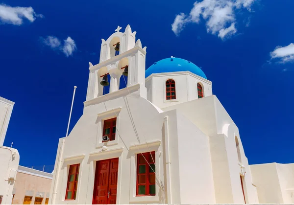 Oia. Arquitectura tradicional de Santorini . — Foto de Stock