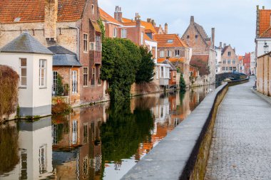 Bruges. Şehrin tarihi merkezine.