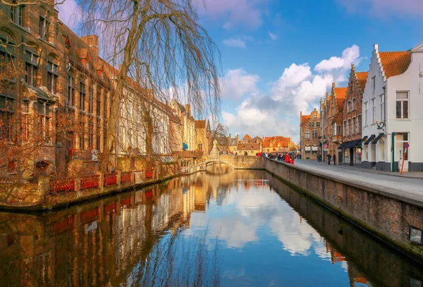 Bruges. The historical center of the city. — Stock Photo, Image