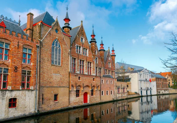 Brugge. Het historische centrum van de stad. — Stockfoto