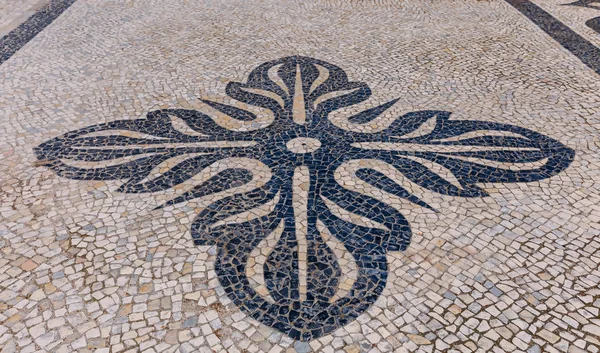 Lissabon. Traditionell sten mosaik. — Stockfoto
