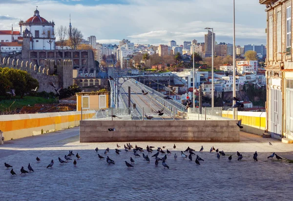 Porto. De brug van de Don Luis — Stockfoto