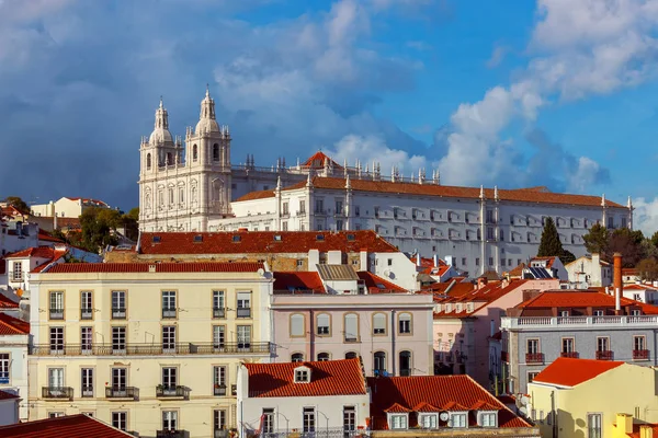 Lisboa. Vista aérea de la ciudad . — Foto de Stock