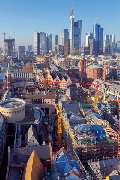 Frankfurt. Vista de la parte central de la ciudad . —  Fotos de Stock