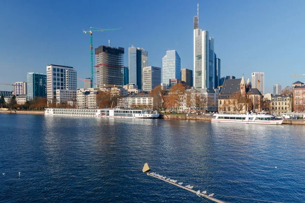Frankfurt. View of the central part the city. — Stock Photo, Image