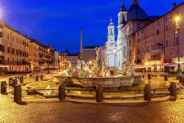 En Roma. Plaza Navona. Piazza Navona . — Foto de Stock
