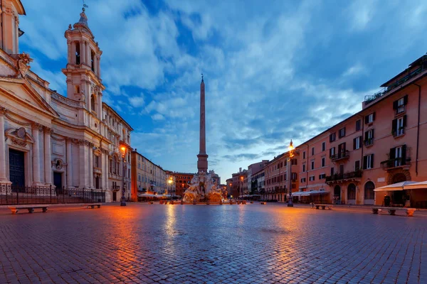 En Roma. Plaza Navona. Piazza Navona . — Foto de Stock