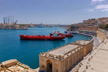 Valletta. Akdeniz liman.