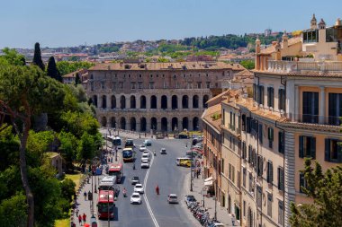 Roma. Eski şehir görünümünü.