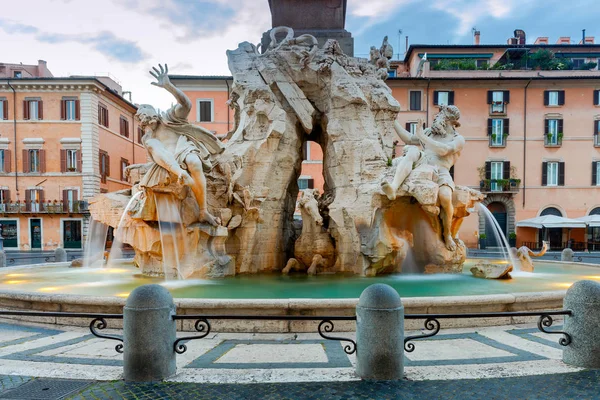 Rome. Navona Square. Piazza Navona. — Zdjęcie stockowe