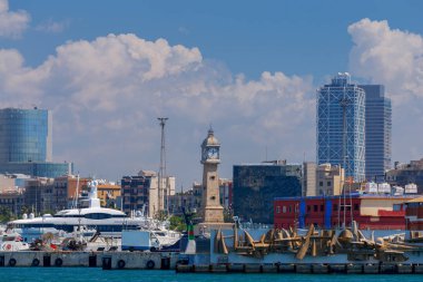 Barselona 'da. Deniz Limanı.