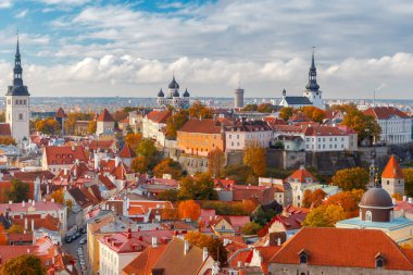 Tallinn. Estonya. Eski şehir.