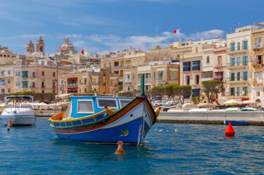 Valletta. Eski liman ve liman.