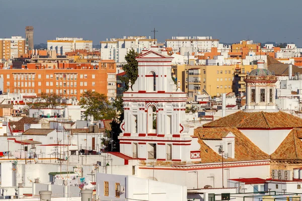 Seville. Letecký pohled na město. — Stock fotografie