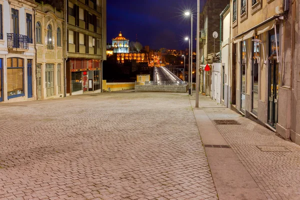 Oporto. El puente de Don Luis al amanecer . — Foto de Stock