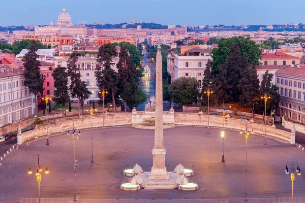 Rome. Piazza del Popolo. — Stock Photo, Image