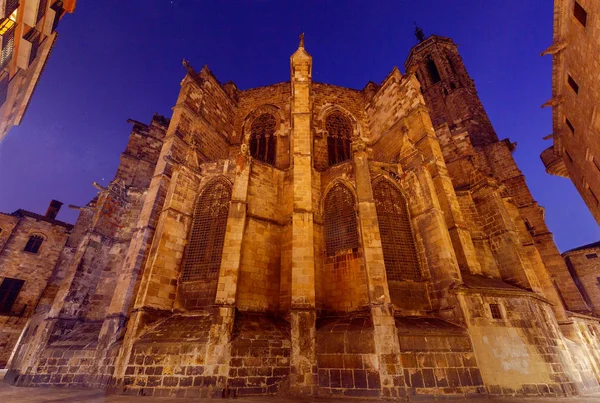 Barcelona. Şafak Katedrali'nde.